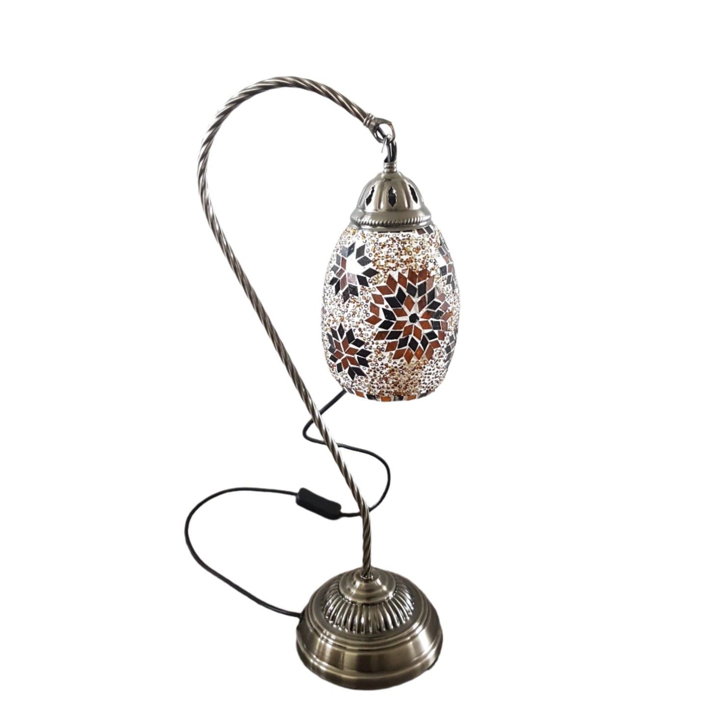 Turkish Mosaic Swan Lamp