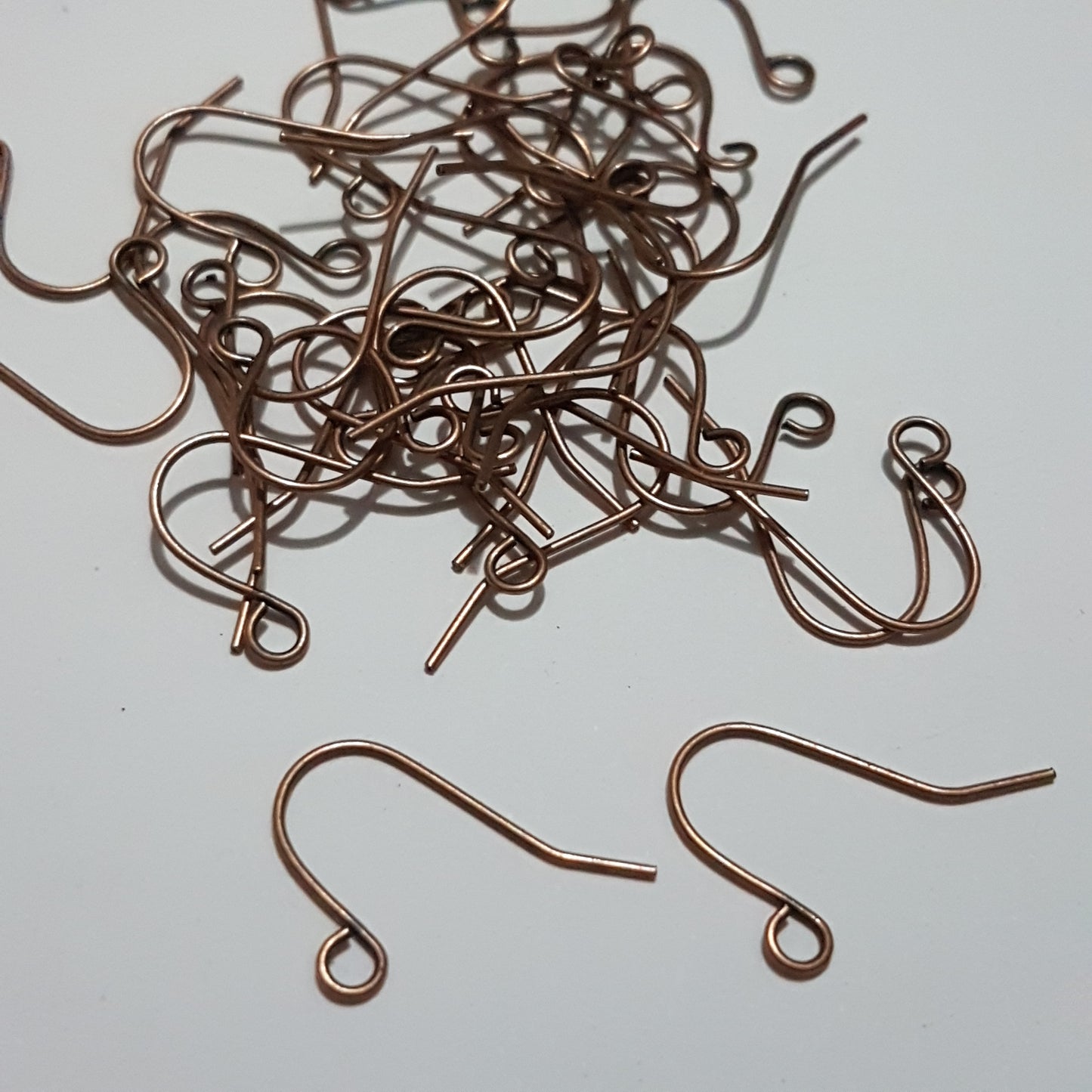 50pc Copper Nickel Free Earring Hooks