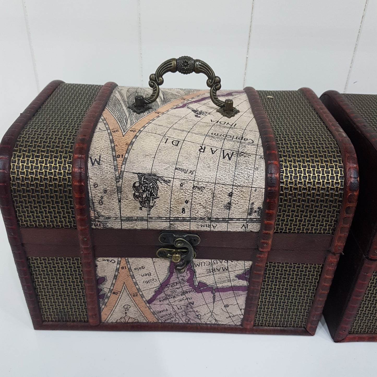 Treasure Map Chest Box