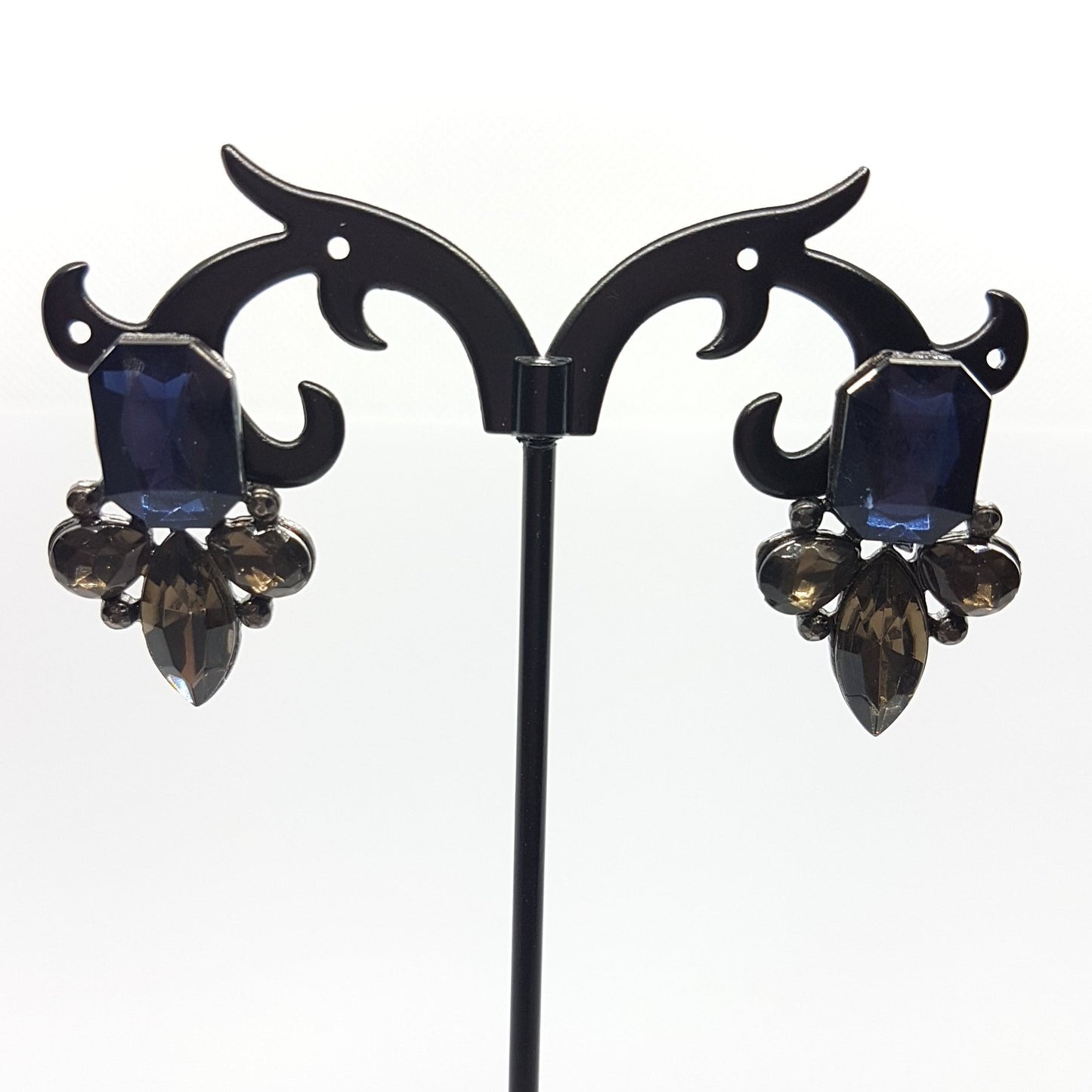 Rhinestone Stud Earrings