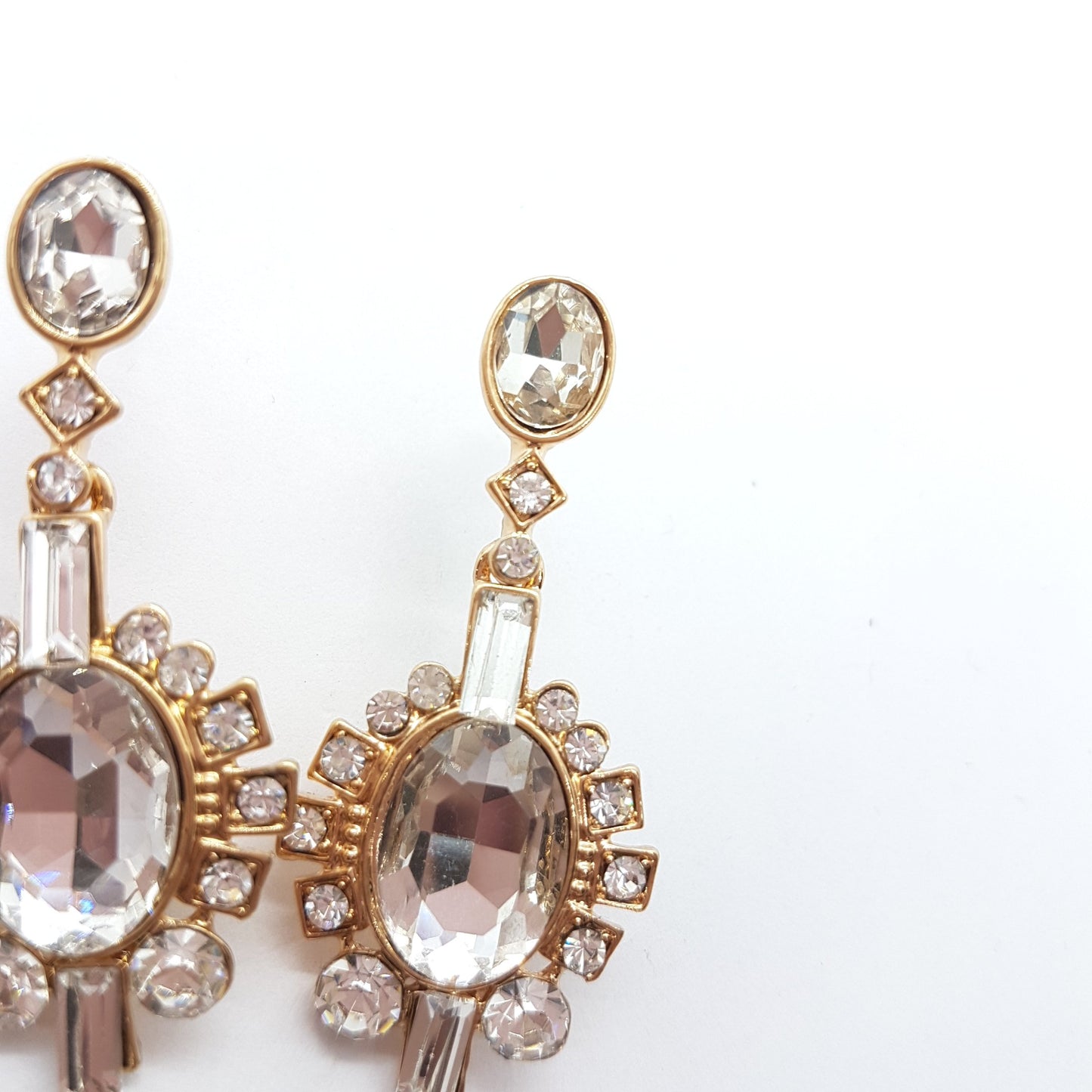 Diamante Rhinestone Earrings