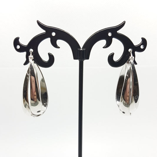 Silver Hoop Earrings