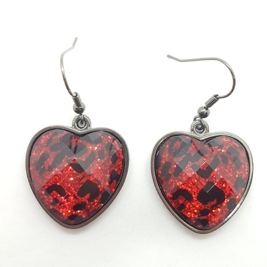 Red Heart Earrings