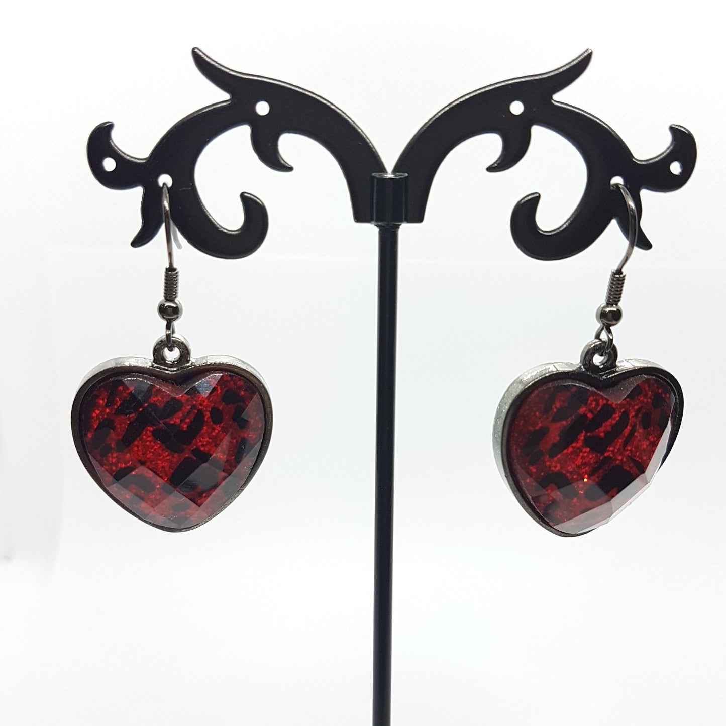 Red Heart Earrings