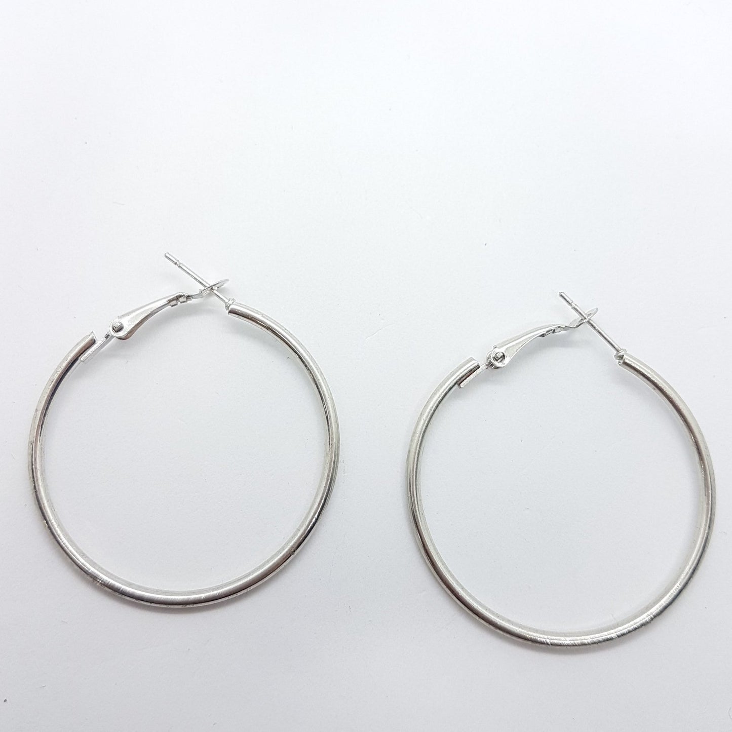 Silver Hoop Earrings