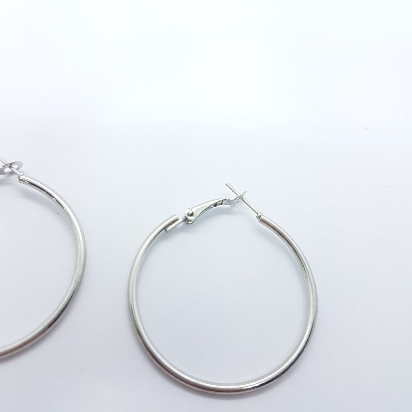 Silver Hoop Earrings
