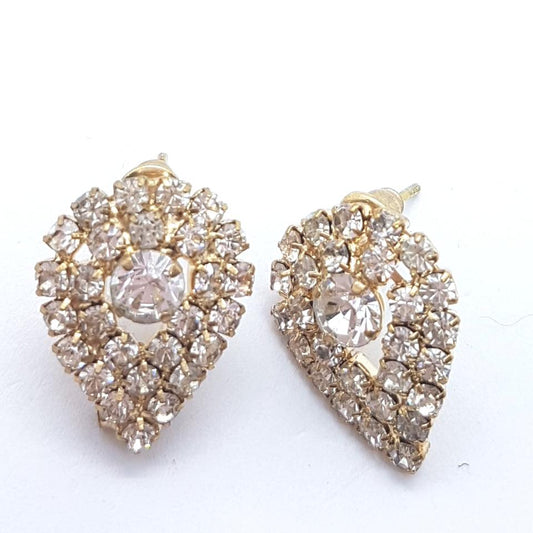 Rhinestone Stud Earrings