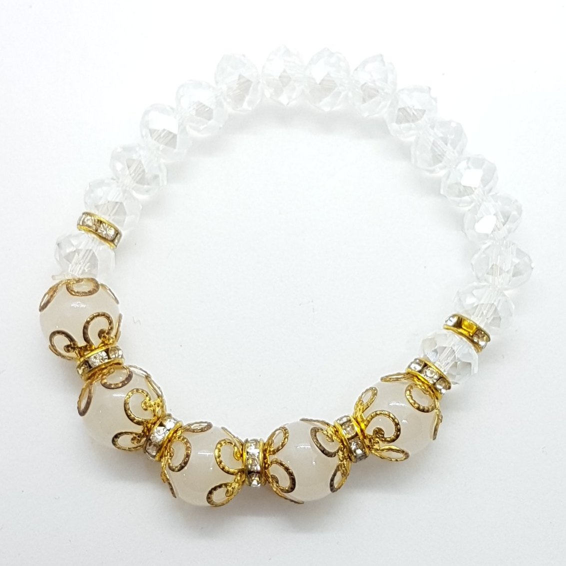 Sparkling Beaded Stretch Bracelet