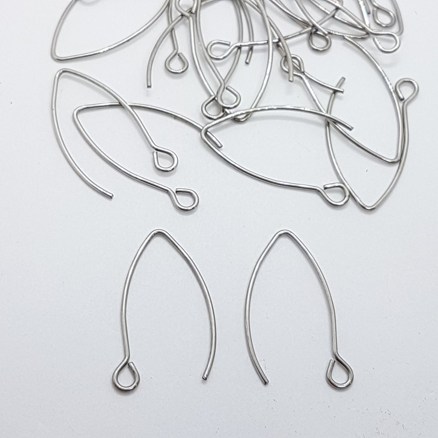 20pc Stainless Steel Earring Hooks