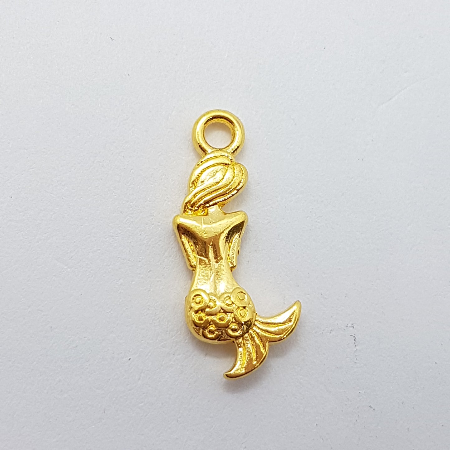 Gold Mermaid Charm