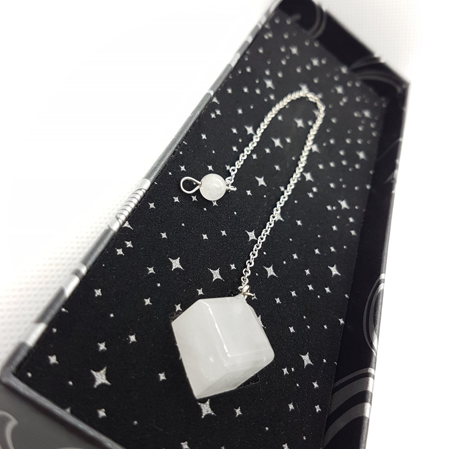 Rock Quartz Cube Pendulum