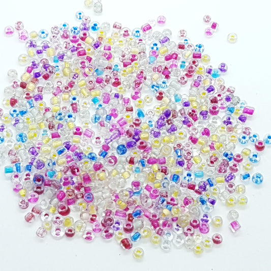 15g 2mm Glass Seed Beads Mix