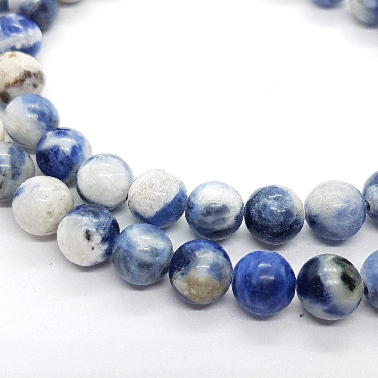 8mm Sodalite Gemstone Beads