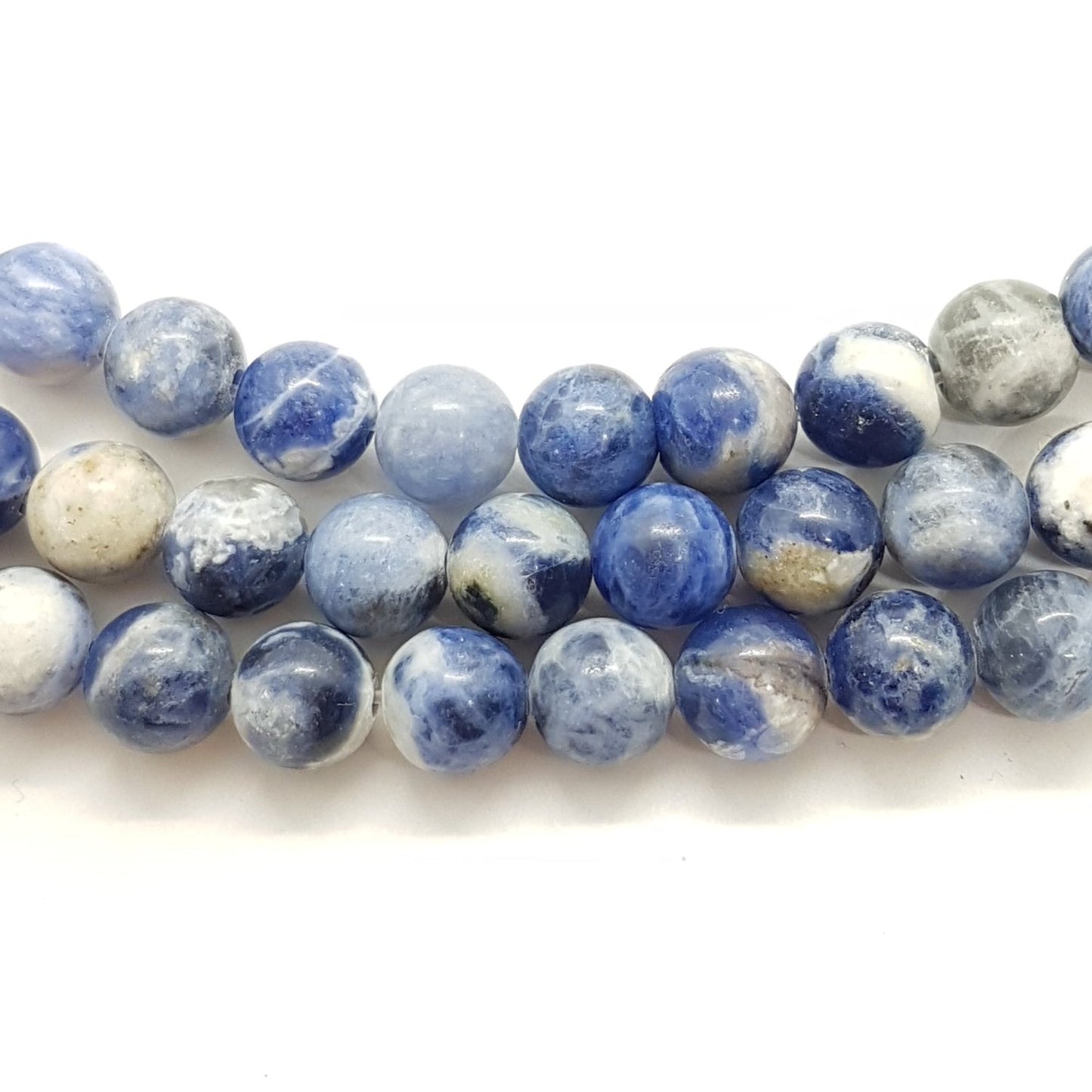 8mm Sodalite Gemstone Beads