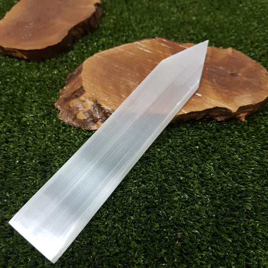 Selenite Pointed Slab