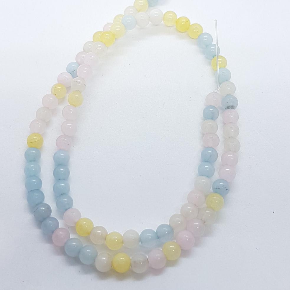 4mm Morganite Gemstone Beads