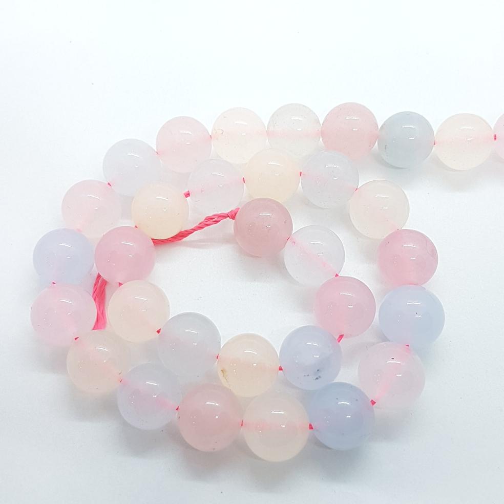 12mm Chalcedony Gemstone Beads