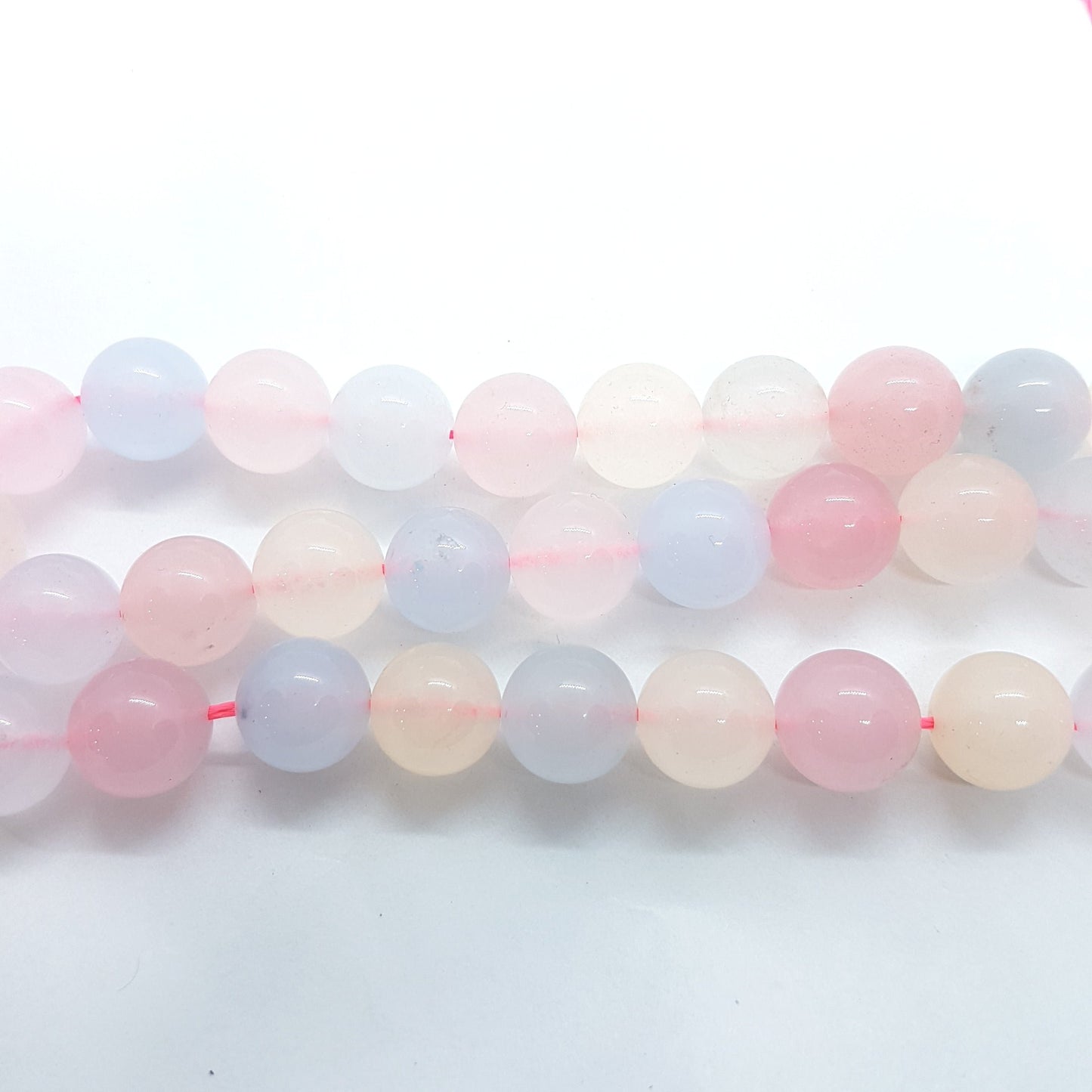 12mm Chalcedony Gemstone Beads