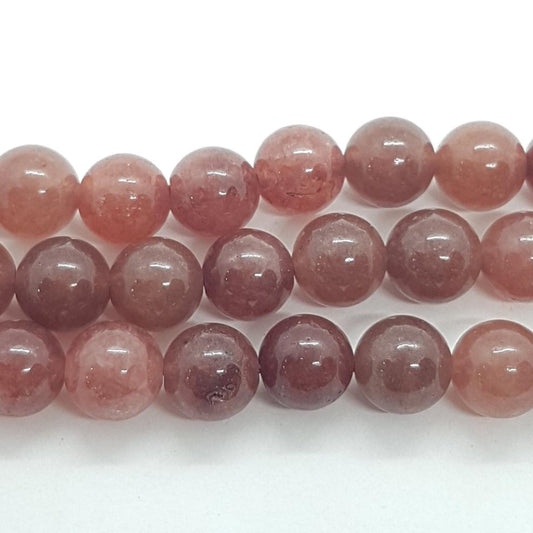 8mm Red Agate Gemstone Beads