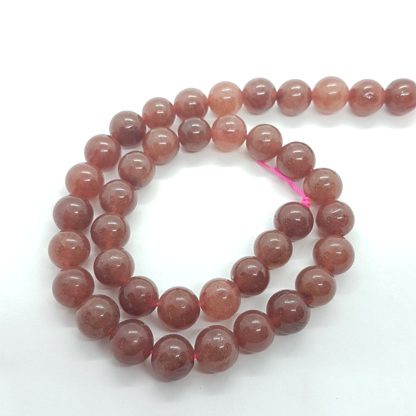 10mm Red Agate Gemstone Beads
