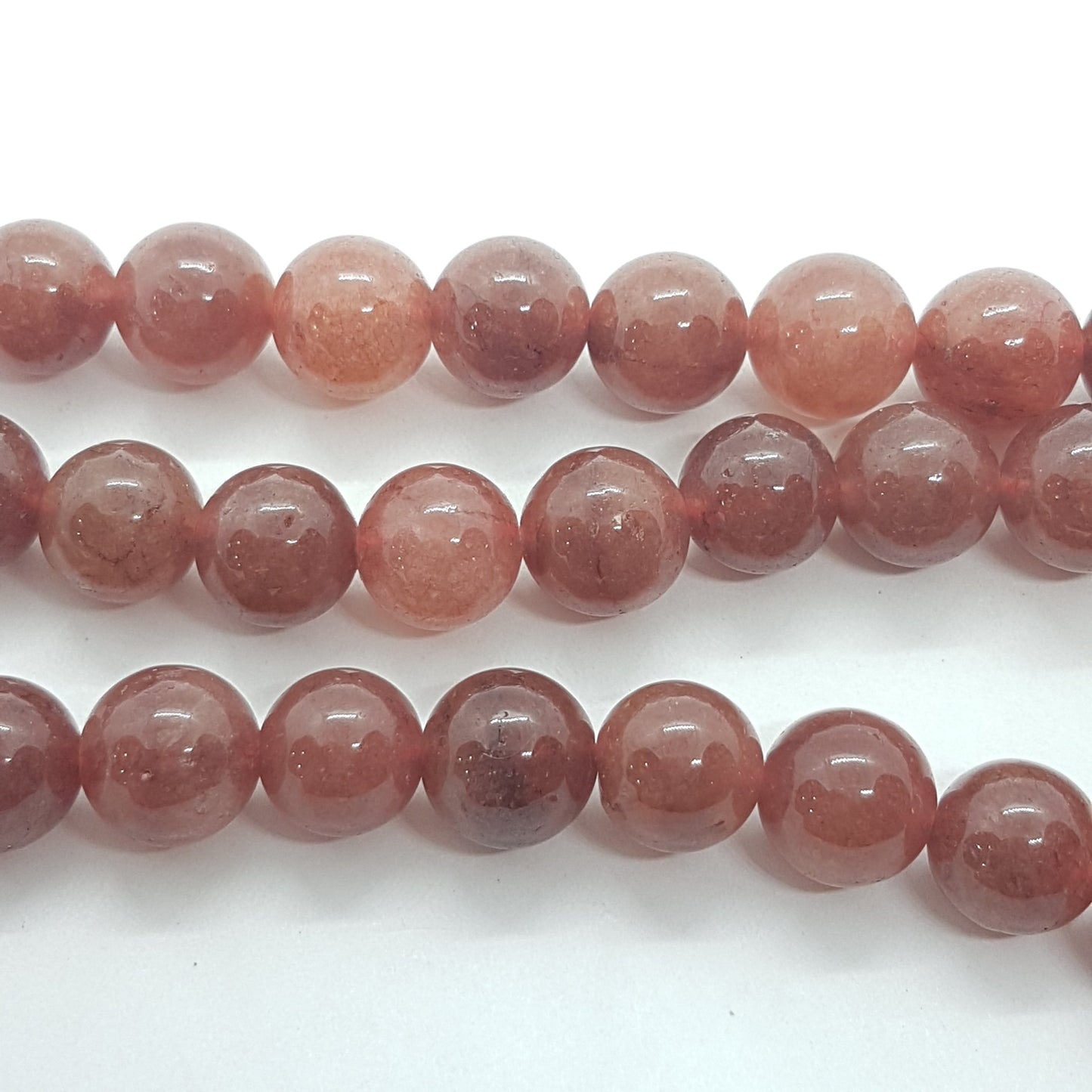 10mm Red Agate Gemstone Beads