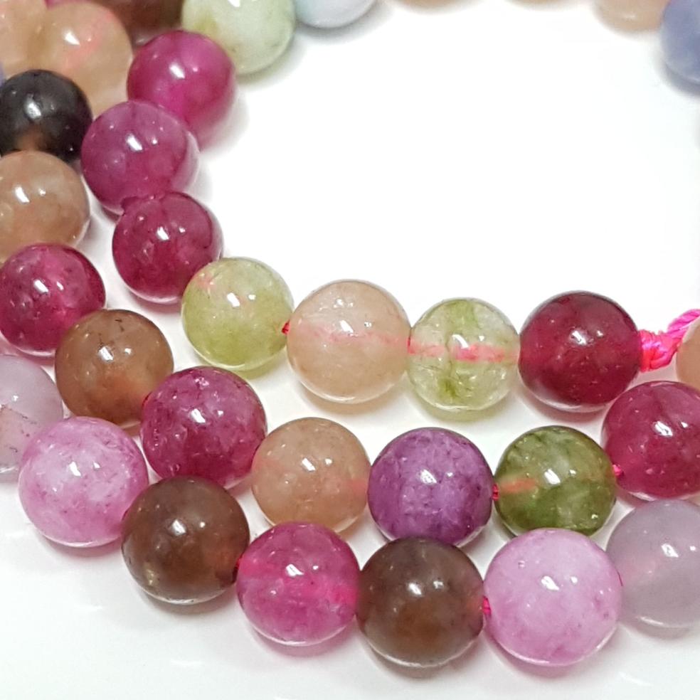 6mm Tourmaline Gemstone Beads