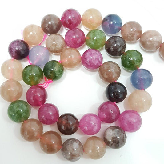 10mm Tourmaline Gemstone Beads