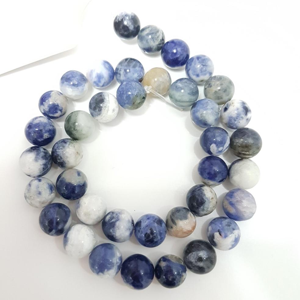 10mm Sodalite Gemstone Beads