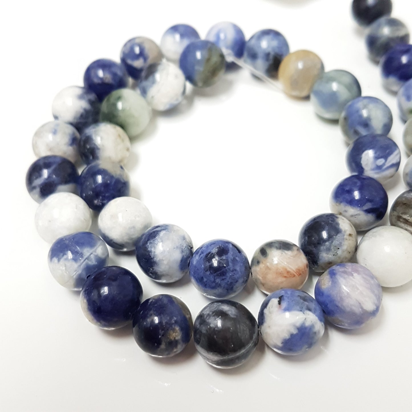 10mm Sodalite Gemstone Beads