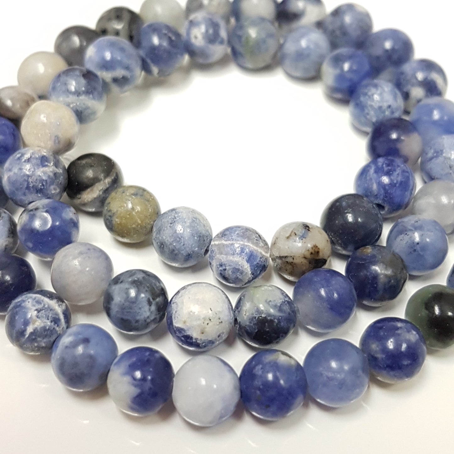 6mm Sodalite Gemstone Beads