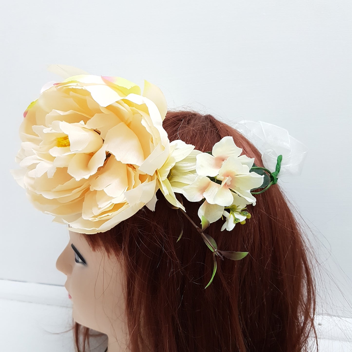 Huge Floral Statement Hair Crown