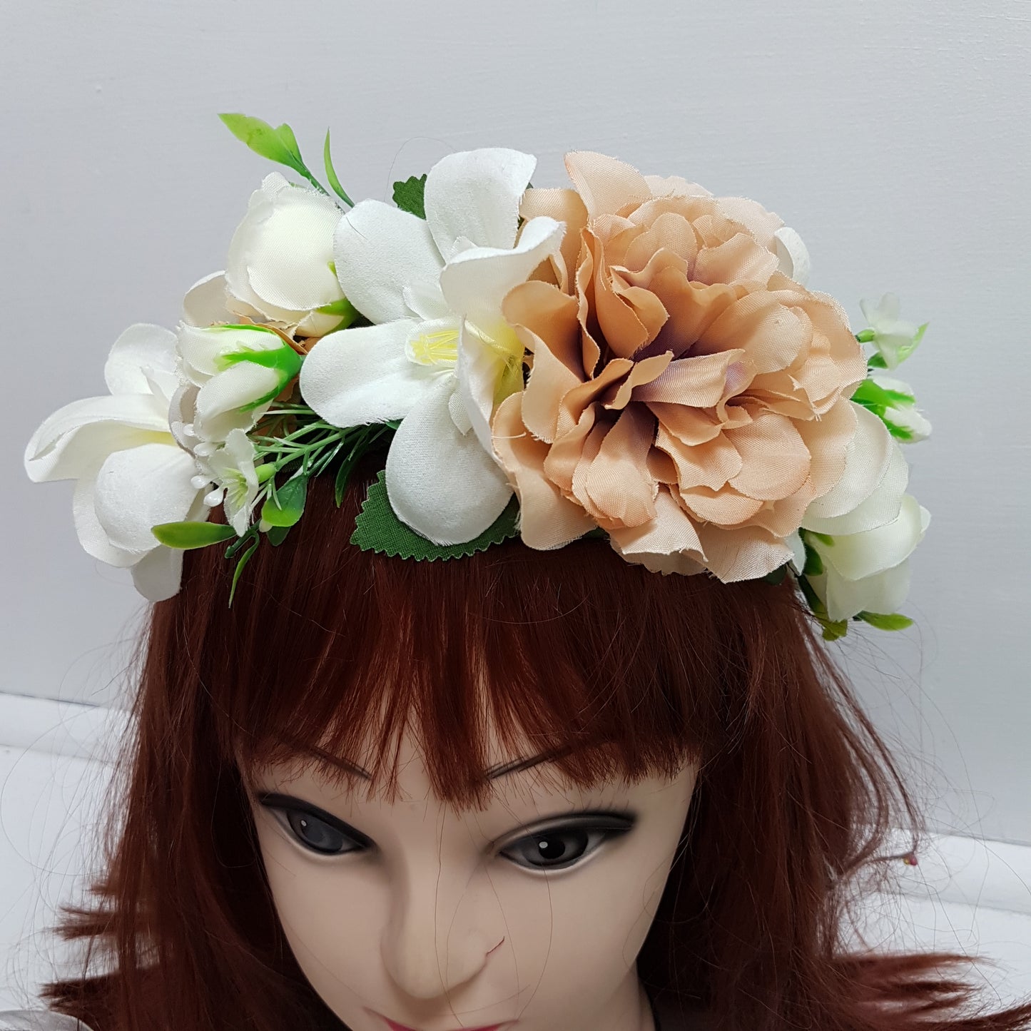 Large Statement Floral Hair Crown