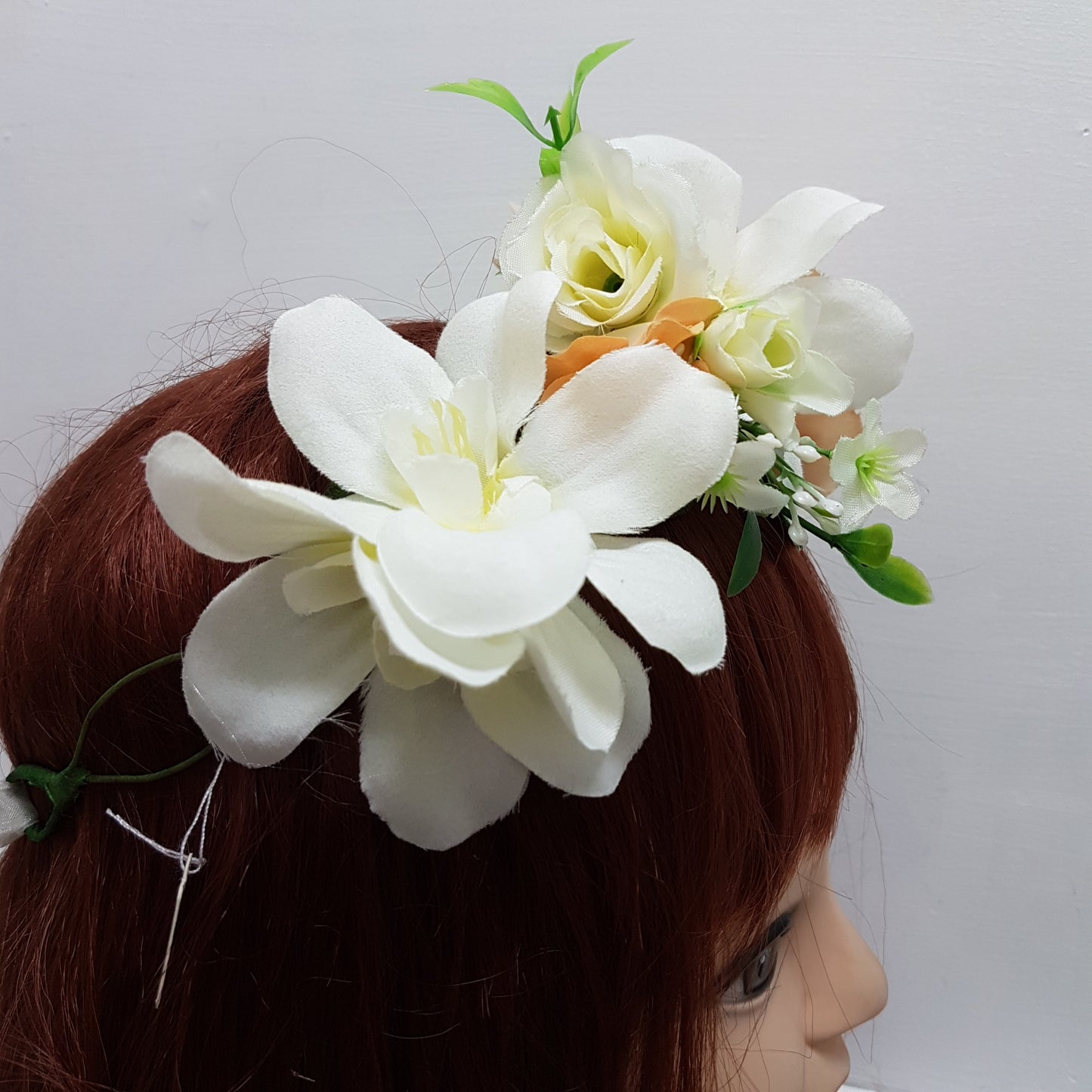 Large Statement Floral Hair Crown