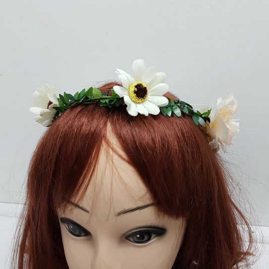 Simple Floral Hair Crown