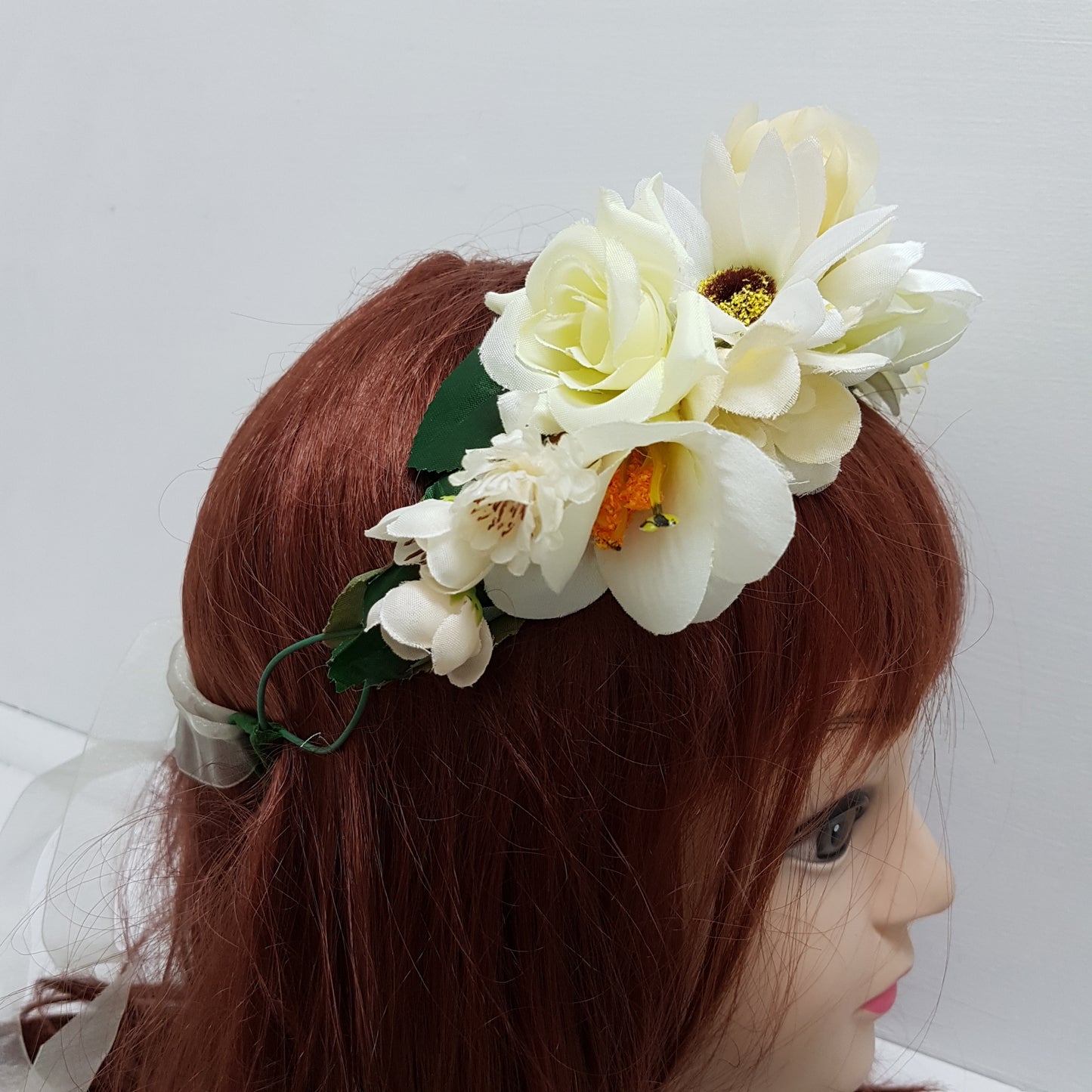 Mixed Floral Hair Crown
