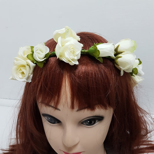 Rose Floral Hair Crown