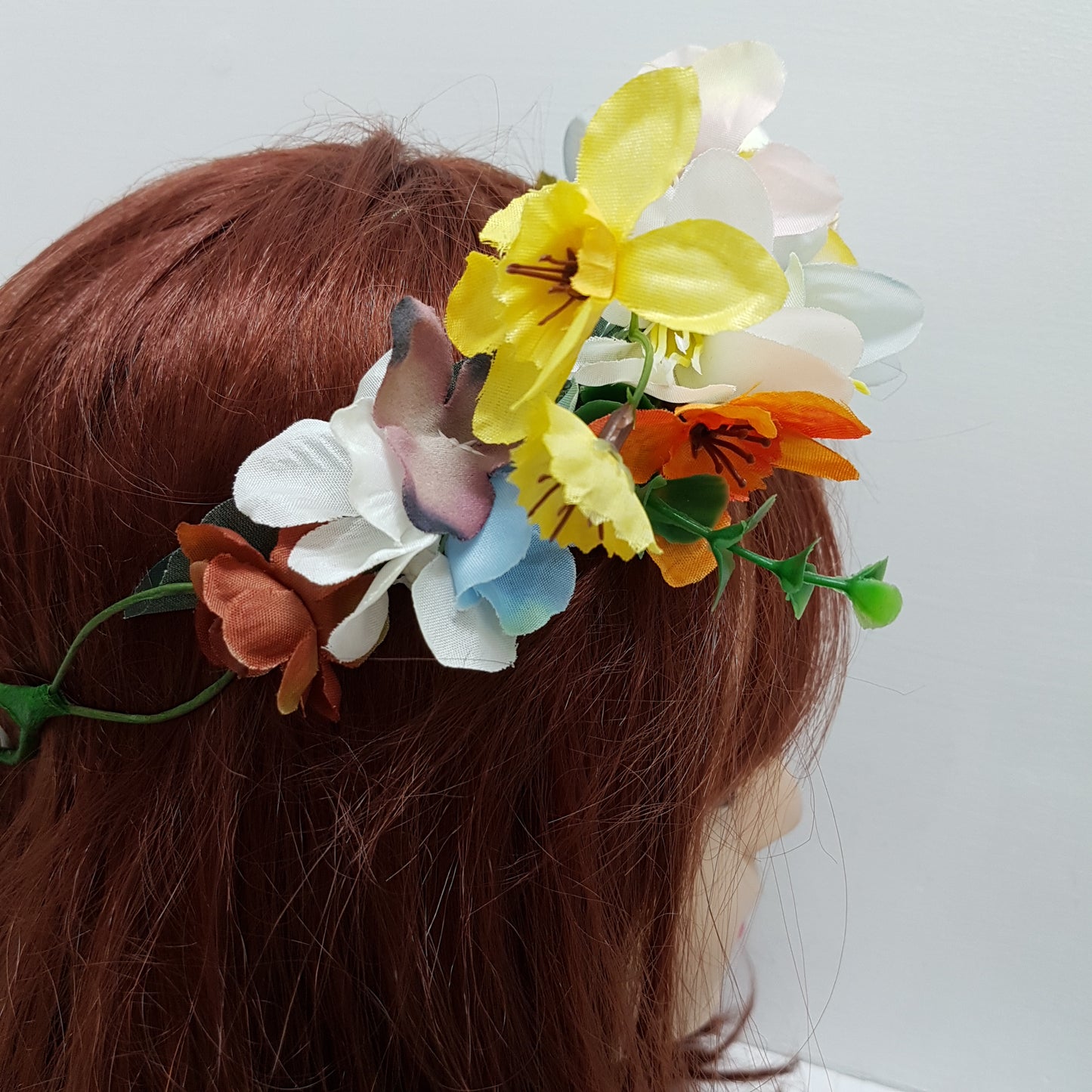 Colourful Floral Hair Crown