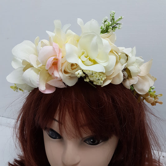 Statement Floral Hair Crown