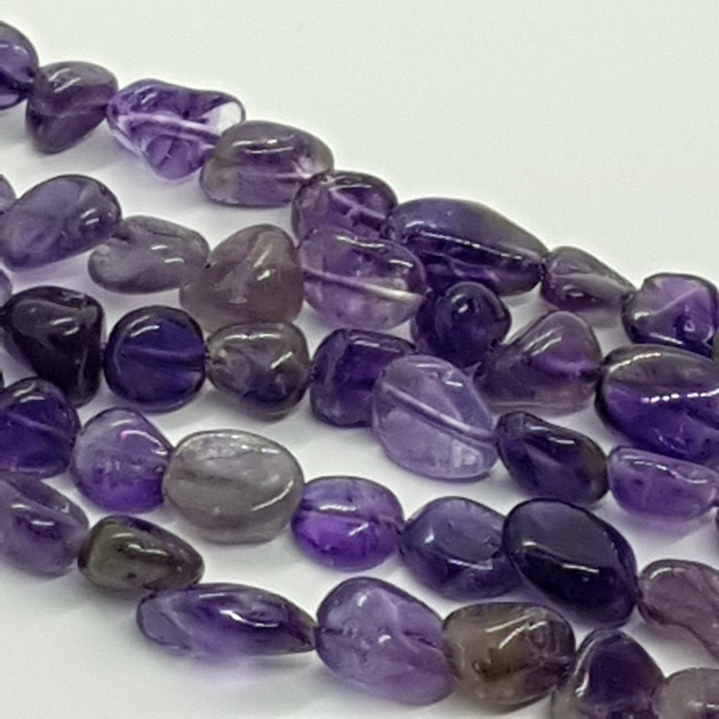 Amethyst Gemstone Nugget Beads
