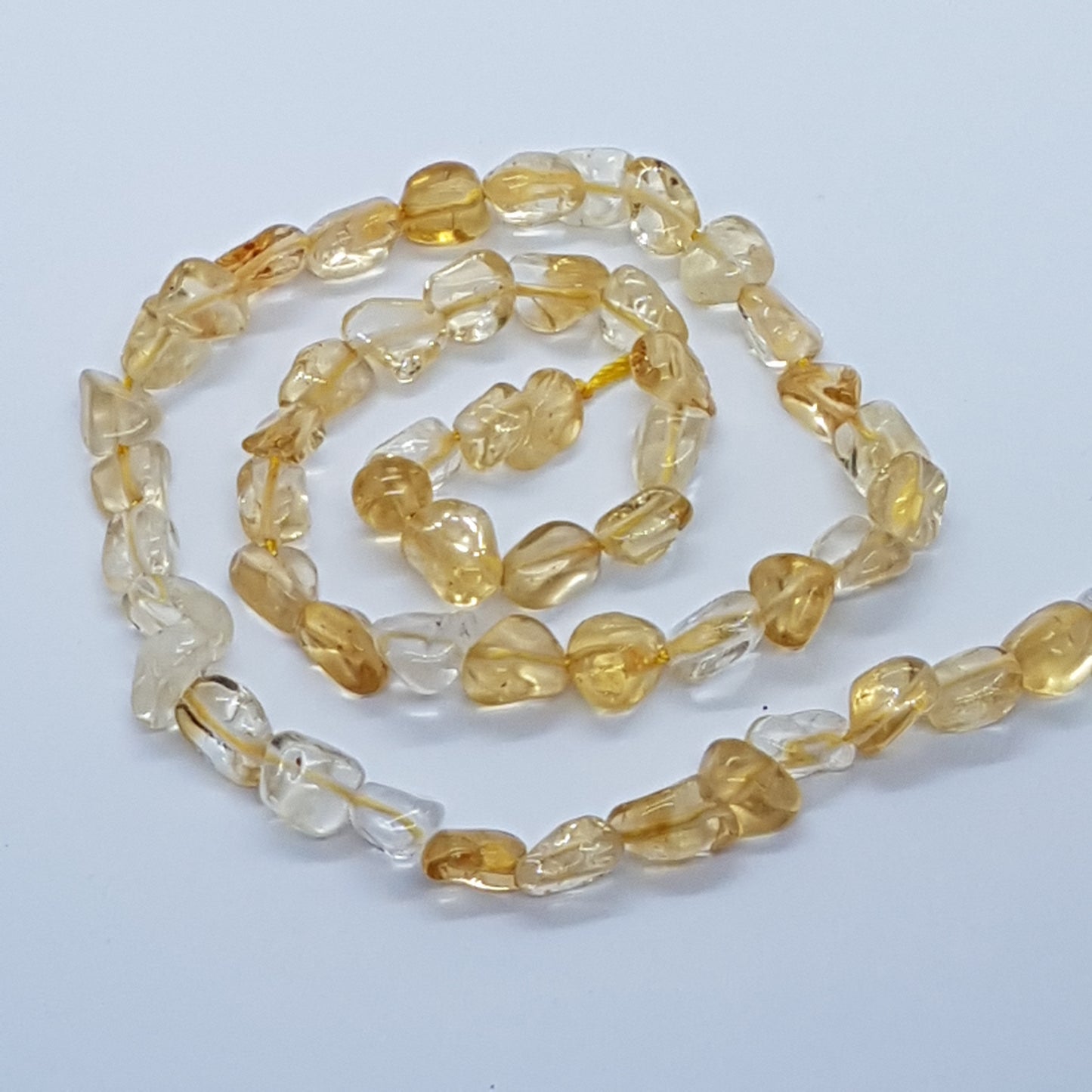 Citrine Gemstone Nugget Beads