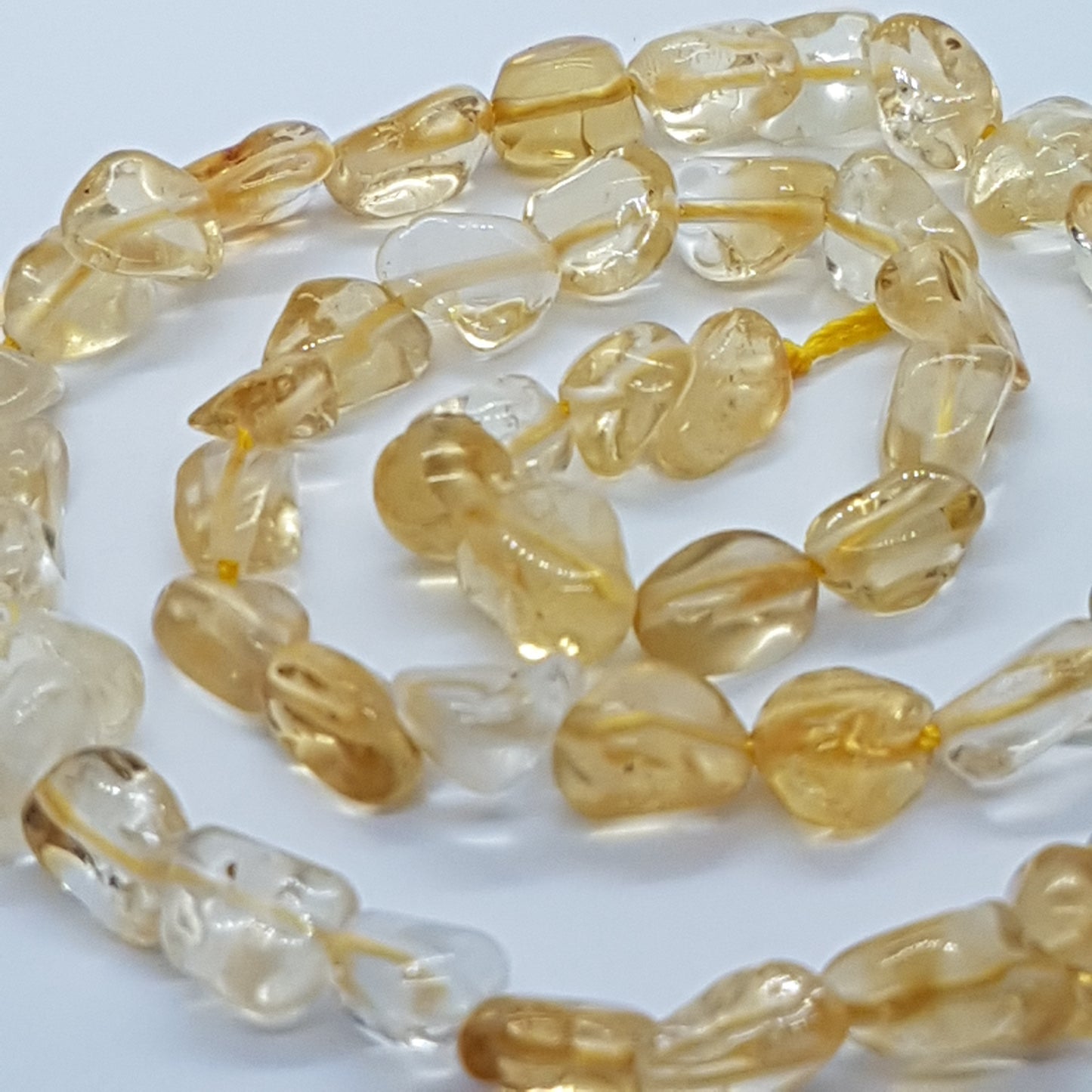 Citrine Gemstone Nugget Beads