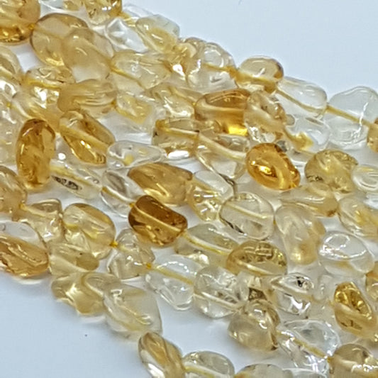 Citrine Gemstone Nugget Beads