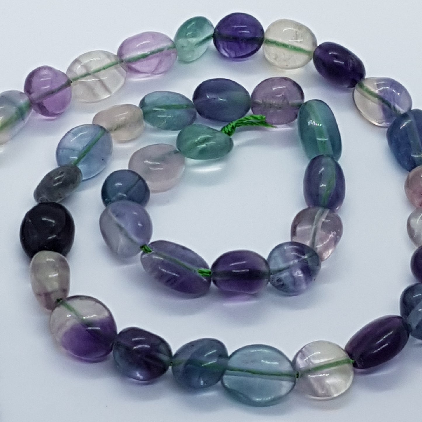 Fluorite Gemstone Nugget Beads