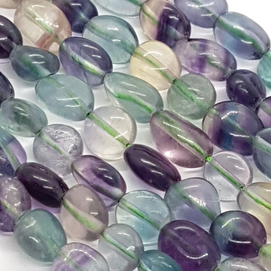 Fluorite Gemstone Nugget Beads