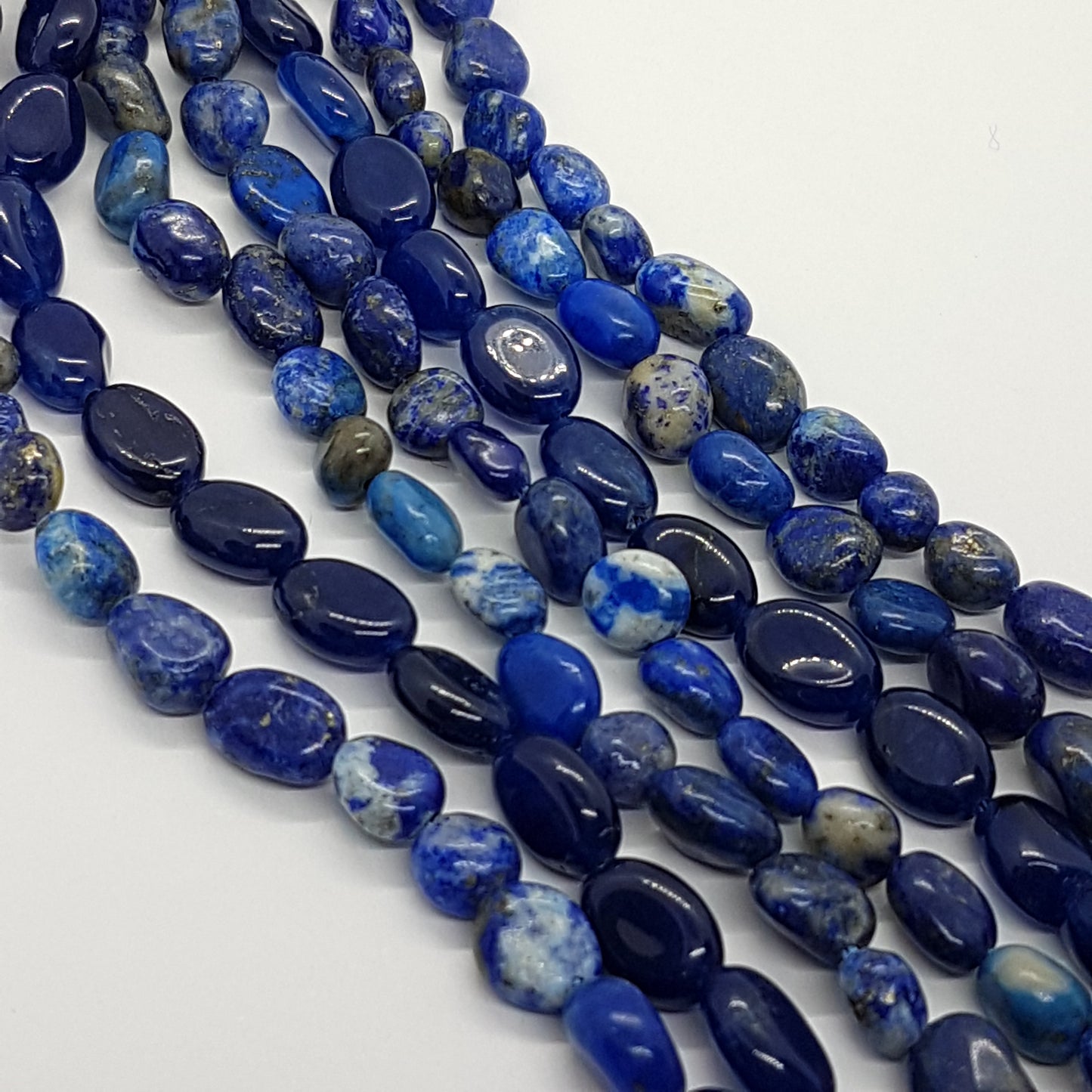 Lapis Lazuli Gemstone Nugget Beads