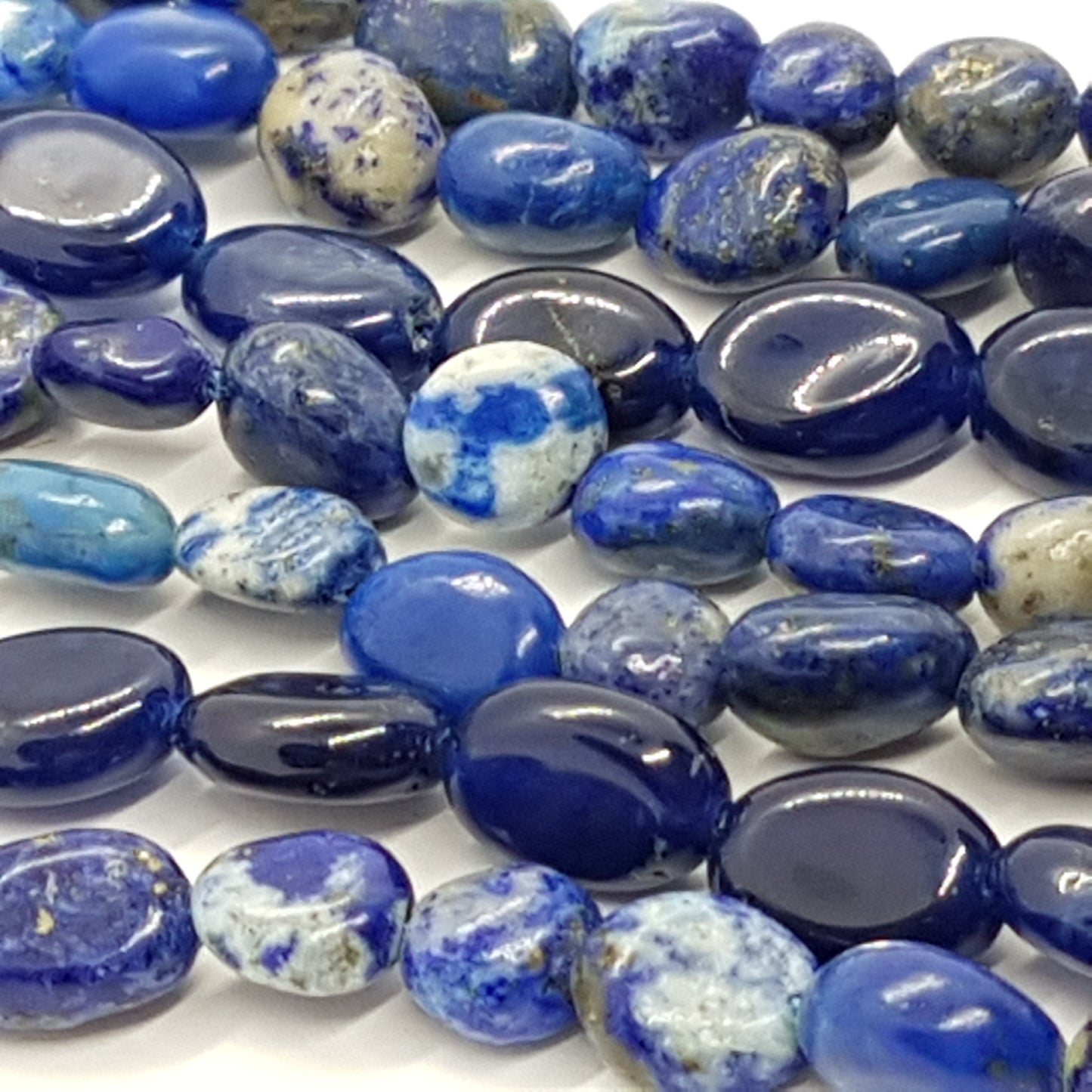 Lapis Lazuli Gemstone Nugget Beads