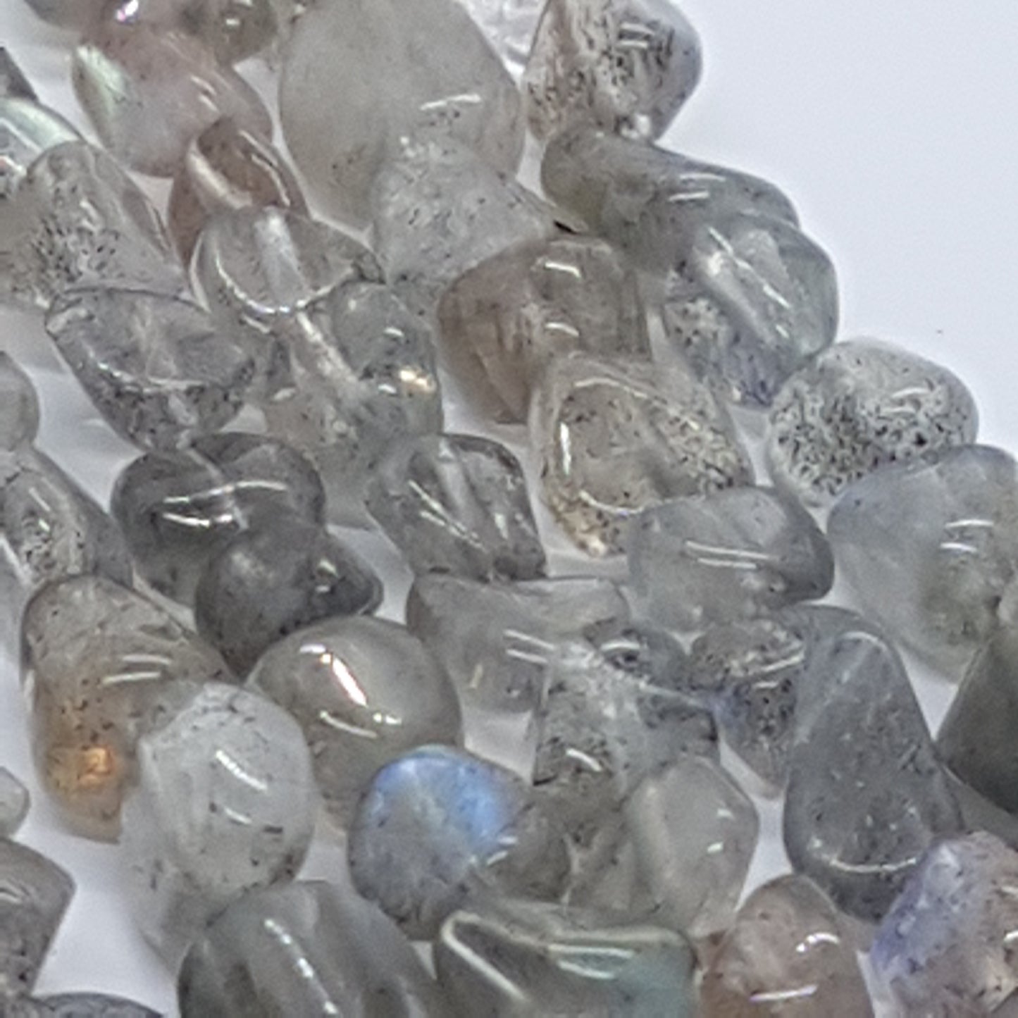Labradorite Gemstone Nugget Beads