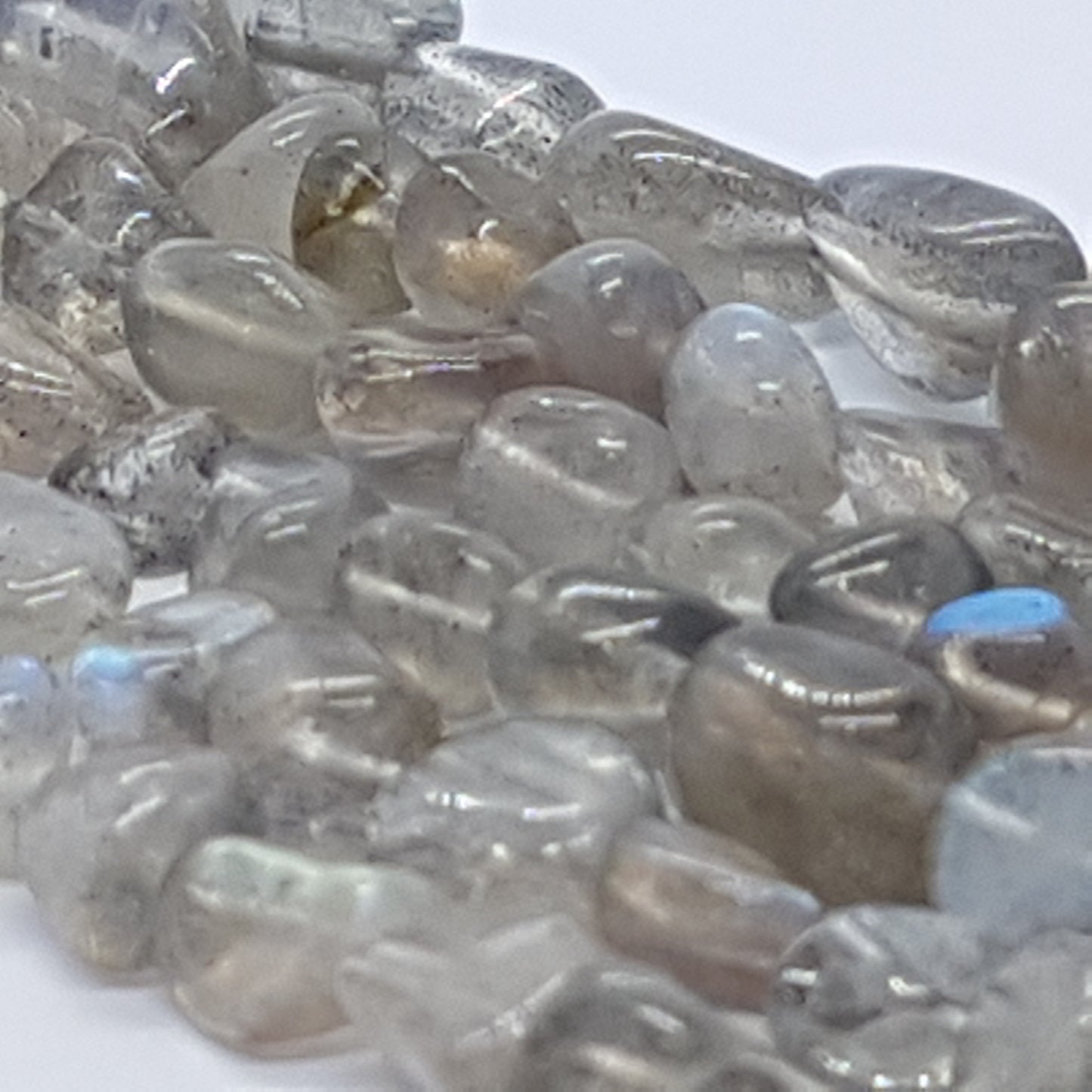 Labradorite Gemstone Nugget Beads