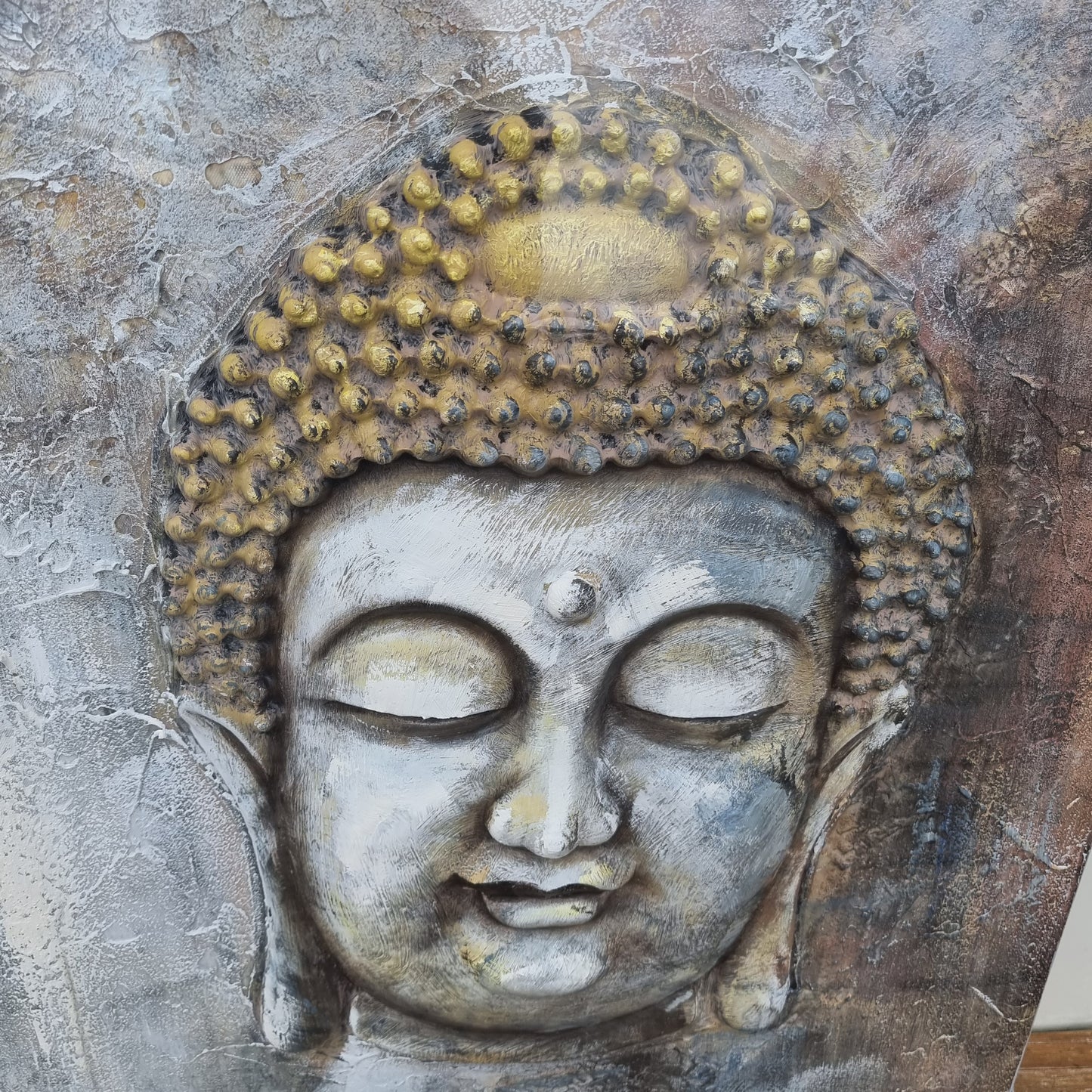 3D Buddha Oil Painting - Style 4