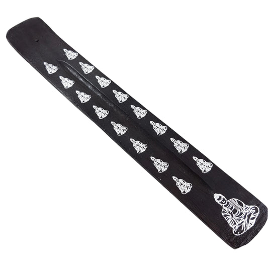 Antique Black Buddha Incense Holder